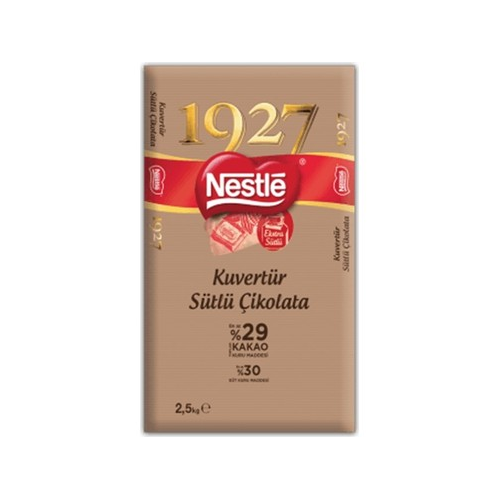 Nestle 1927 Kuvertür Sütlü Çikolata 2,5 Kg