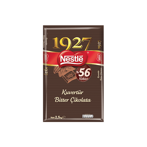 Nestle 1927 Bitter Kuvertür Çikolata 2,5Kg, Promas Gıda, Ürünler