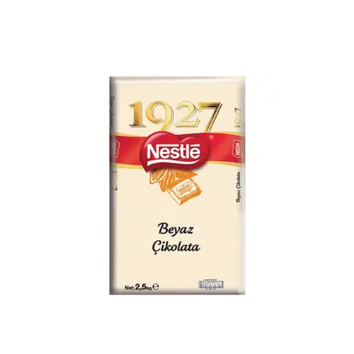 Nestle 1927 Beyaz Kuvertür Çikolata 2,5 Kg