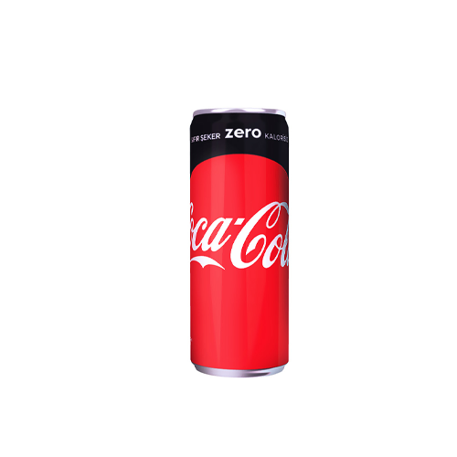 Kutu Coca Cola Zero Light 330 Ml